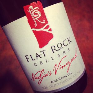 Flat Rock Cellars Nadja’s Vineyard Riesling, Twenty Mile Bench 2013_300