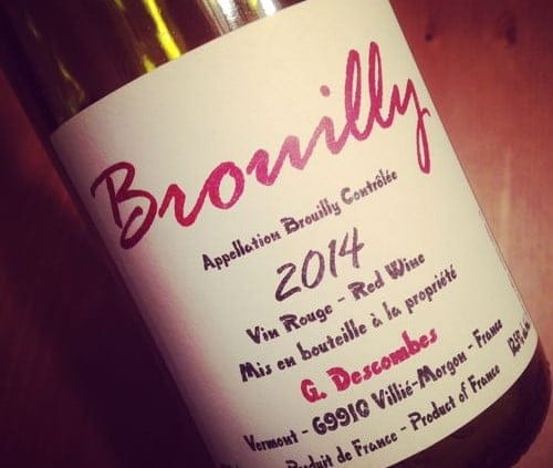 Georges Descombes Brouilly 2014