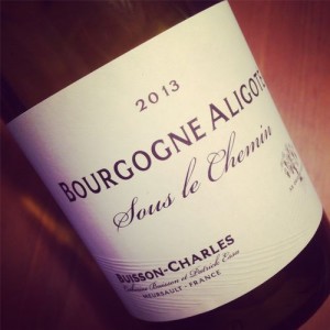 Domaine Buisson-Charles Bourgogne Aligoté Sous le Chemin 2013