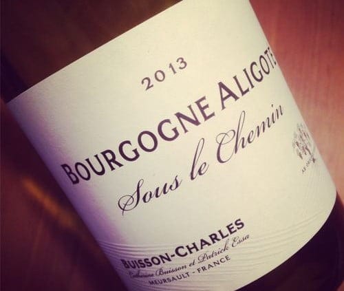 Domaine Buisson-Charles Bourgogne Aligoté Sous le Chemin 2013