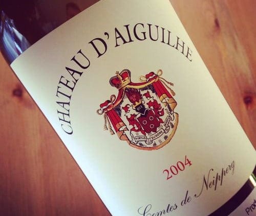 Château d'Aiguilhe Côtes de Castillon 2004