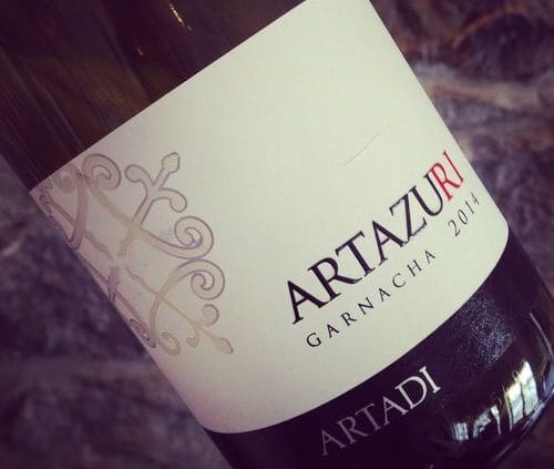 Artadi Artazuri Garnacha Navarre 2014