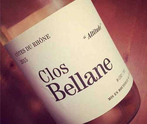 Clos Bellane Altitude Rosé Côtes du Rhône 2015