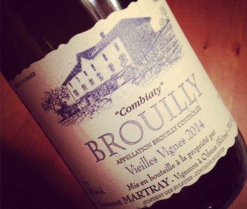 Domaine Laurent Martray Brouilly Combiaty 2014