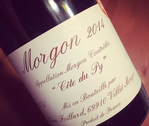 Jean Foillard Morgon Côte du Py 2014