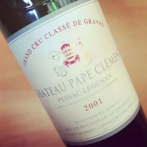 Château Pape Clément Grand Cru Classé Pessac-Léognan 2001