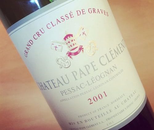 Château Pape Clément Grand Cru Classé Pessac-Léognan 2001