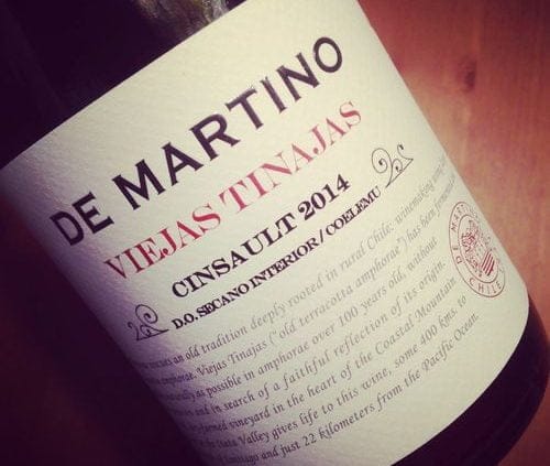 De Martino Cinsault Viejas Tinajas DO Secano Interior 2014