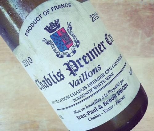 Jean-Paul et Benoit Droin Chablis 1er Cru Vaillons 2010