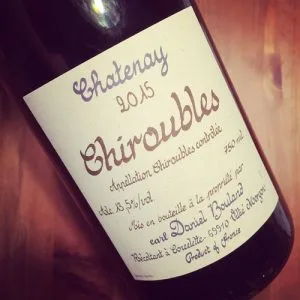 Daniel Bouland Chiroubles Chatenay 2015