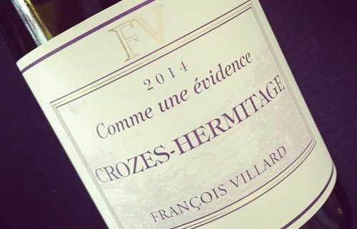 François Villard Comme une Évidence Crozes-Hermitage 2014