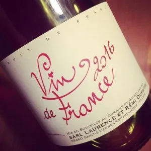 Laurence et Rémi Dufaitre Vin de France Nouveau 2016