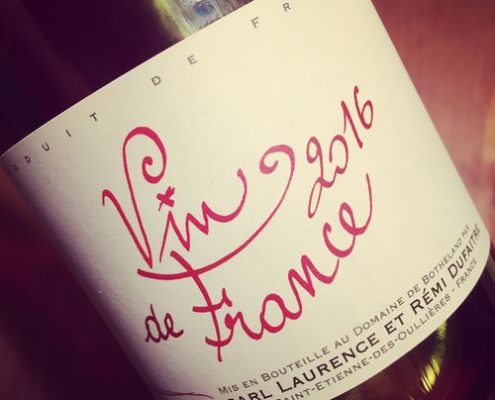 Laurence et Rémi Dufaitre Vin de France Nouveau 2016