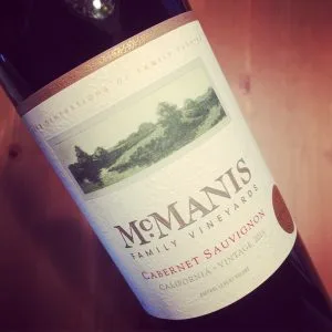 McManis Cabernet Sauvignon California 2015