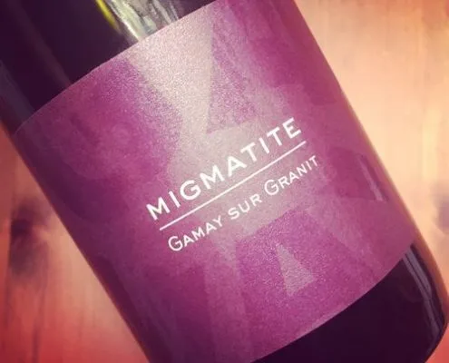 Gilles Bonnefoy Migmatite Gamay sur Granit Côtes du Forez 2015