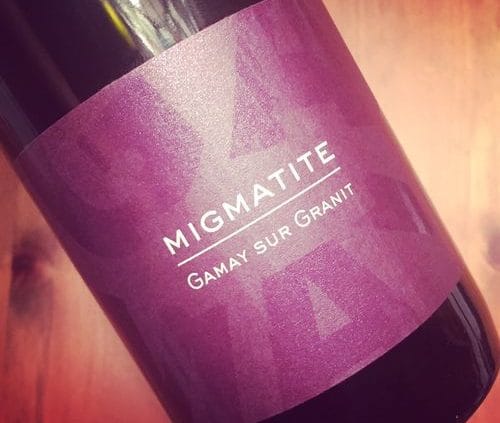 Gilles Bonnefoy Migmatite Gamay sur Granit Côtes du Forez 2015