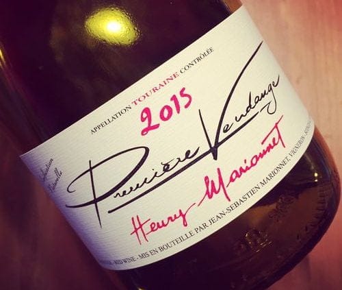 Henry Marionnet Première Vendange Touraine 2015