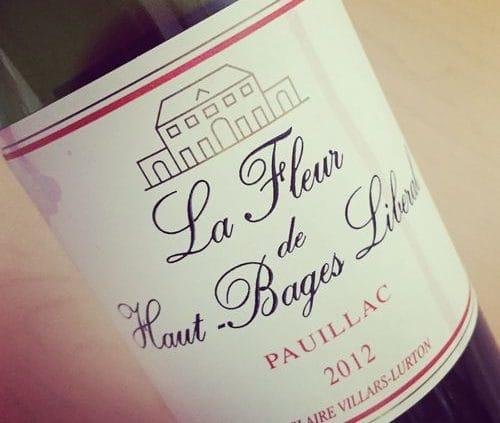 La Fleur de Haut Bages Libéral Pauillac 2012