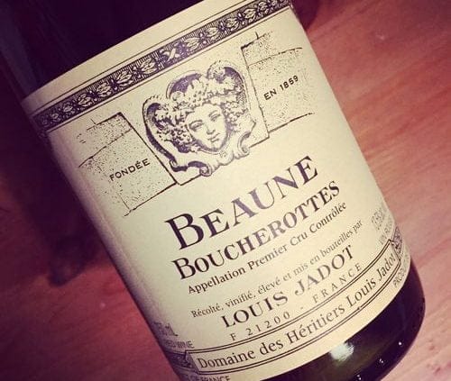 Domaine Louis Jadot Beaune 1er Cru Boucherottes 2012