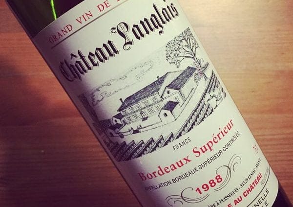 Château Langlais Bordeaux Supérieur 1988