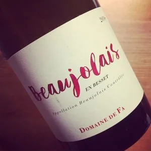 Domaine de Fa Beaujolais En Besset 2014