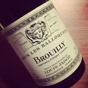 Maison Louis Jadot Brouilly Sous les Balloquets 2015