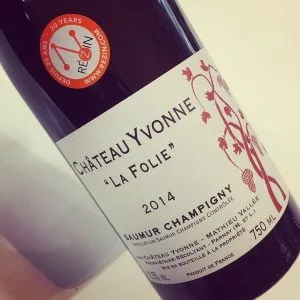 Château Yvonne La Folie Saumur-Champigny 2014