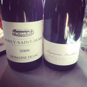 Norman Hardie County Pinot Noir 2008 VS Domaine Dujac Morey-Saint-Denis 2008