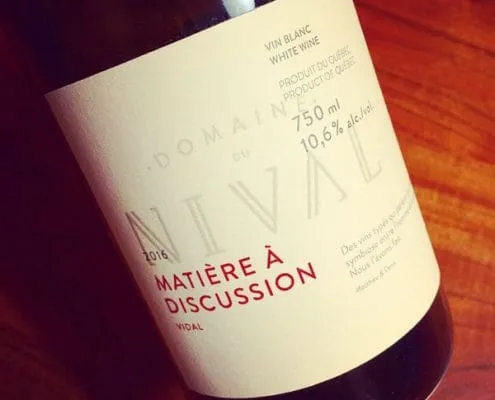 Domaine du Nival Matière à Discussion 2016