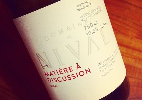 Domaine du Nival Matière à Discussion 2016