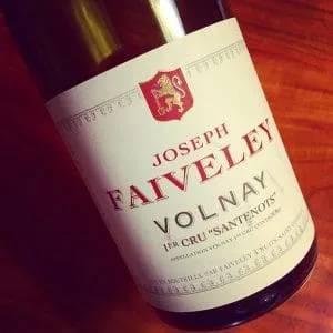 Joseph Faiveley Volnay 1er Cru Santenots 2010