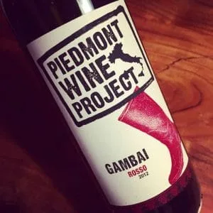Piedmont Wine Project Gambai Rosso Piemonte DOC 2012
