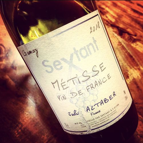 Julien Altaber Sextant Métisse Gamay Vin de France 2018