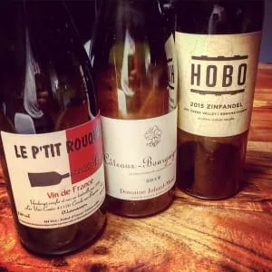 Qu'est-ce qu'on boit? Du gamay pis du zinfandel!