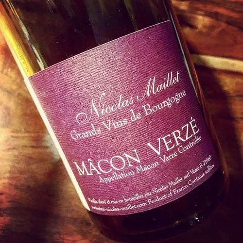 Domaine Nicolas Maillet Mâcon-Verzé 2016