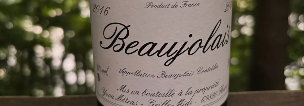 Yvon Métras Beaujolais 2016